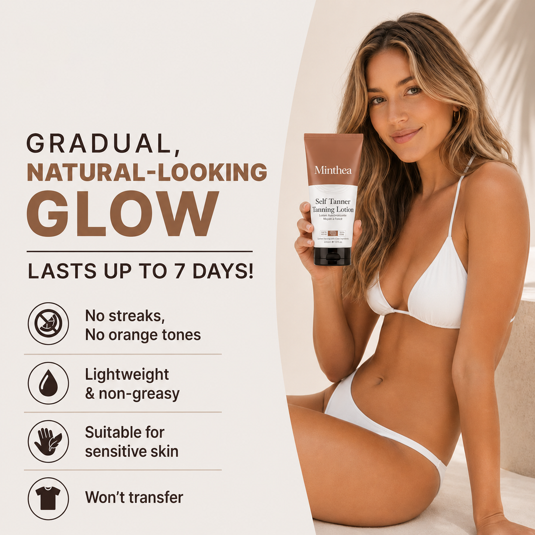 Minthea Self Tanner Body Lotion