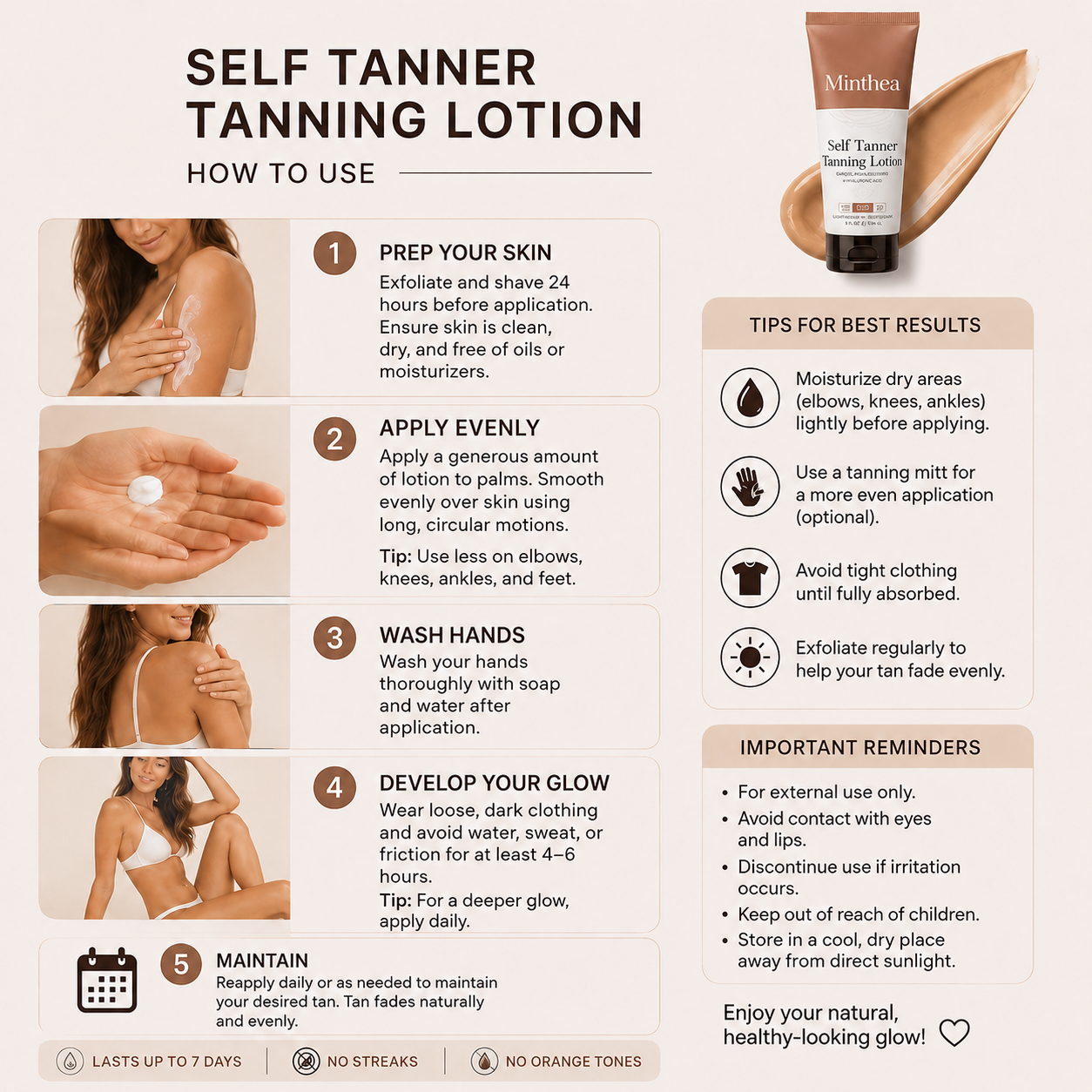 Self Tanner Body Lotion