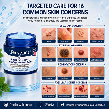 Tervence® Advanced Correcting Cream for Skin Tags, Moles & Spots – 7‑Day Painless & Scar‑Free – Advanced Care for Skin Imperfections