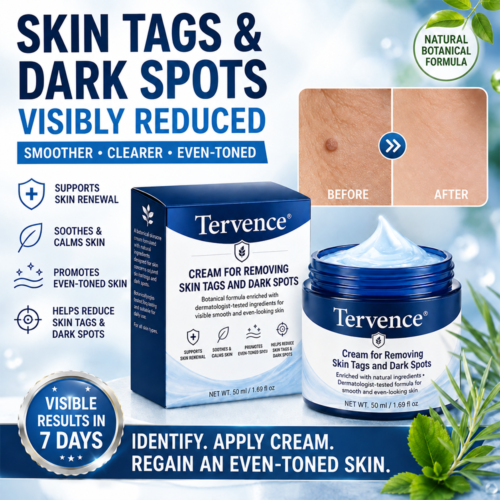 Tervence® Advanced Correcting Cream for Skin Tags, Moles & Spots – 7‑Day Painless & Scar‑Free – Advanced Care for Skin Imperfections