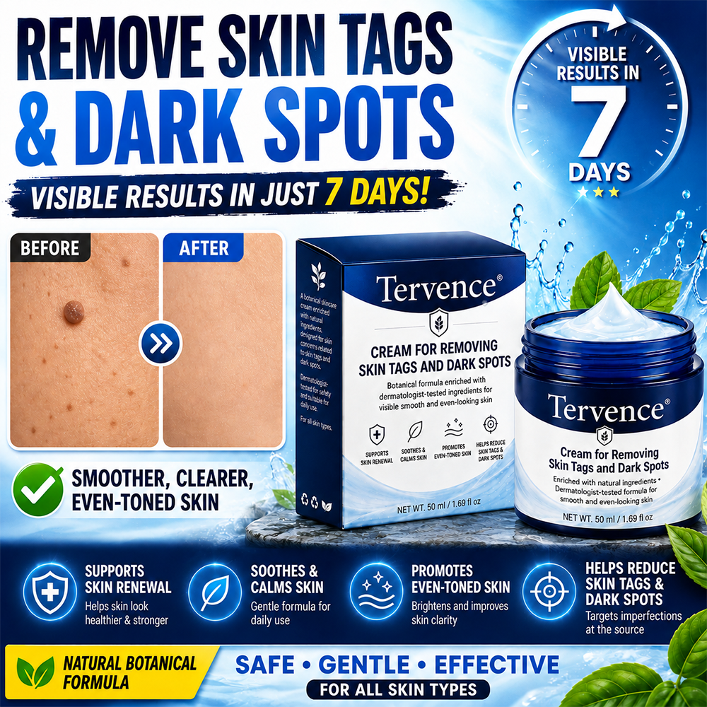 Tervence® Advanced Correcting Cream for Skin Tags, Moles & Spots – 7‑Day Painless & Scar‑Free – Advanced Care for Skin Imperfections