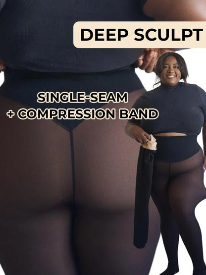 Buy 1 Get 1 Free Magic Leggings | One Seam + Compression Band Design