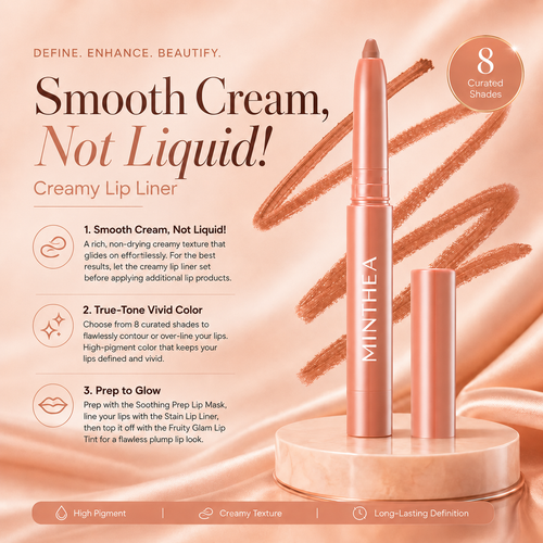 Last Day Buy 1 Get 1 Free Easy Glide Lip Liner — Creamy, Blendable Color with Smooth Application, Summervibes